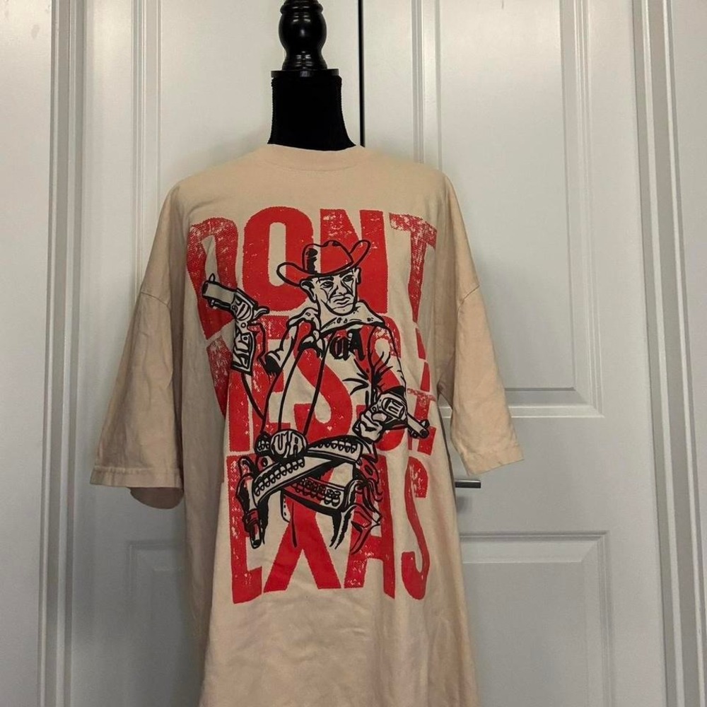 Urban Assault Texas Cowboy Graphic Tee Oversized Streetwear 2XL